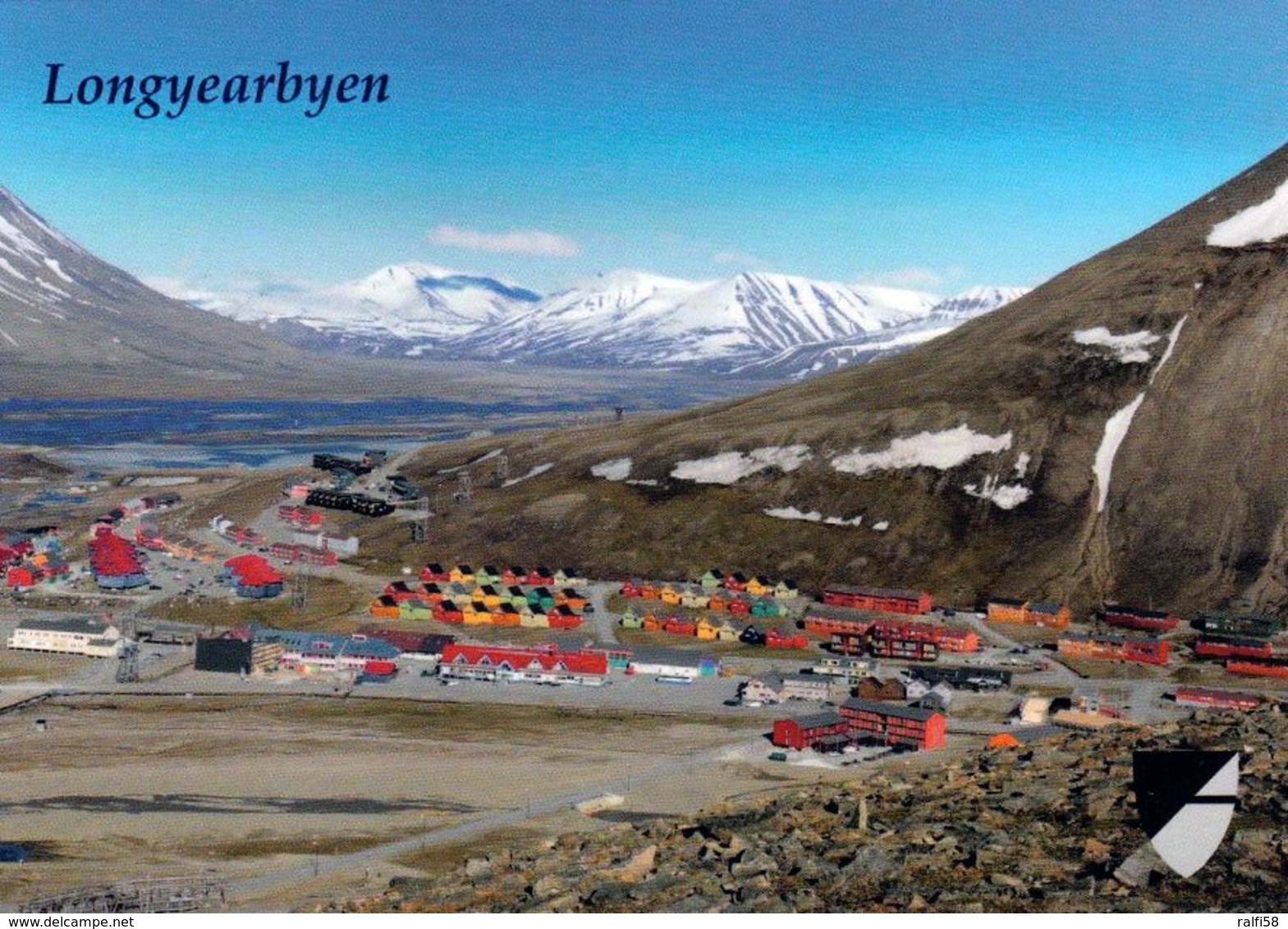 1 AK Svalbard Zu Norwegen * Blick Auf Longyearbyen - Hauptort Der Insel Spitzbergen – Luftbildaufnahme * - Norwegen