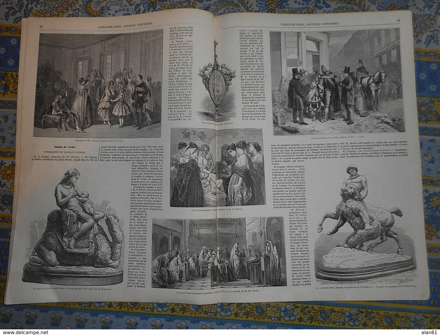 L' ILLUSTRATION 20/07/1861 EMPIRE OTTOMAN SULTAN ABDUL AZIS ROME ROI DE SIAM FREMIET HARLEM NANTES SUISSE NIDWALD UNTERW - 1850 - 1899