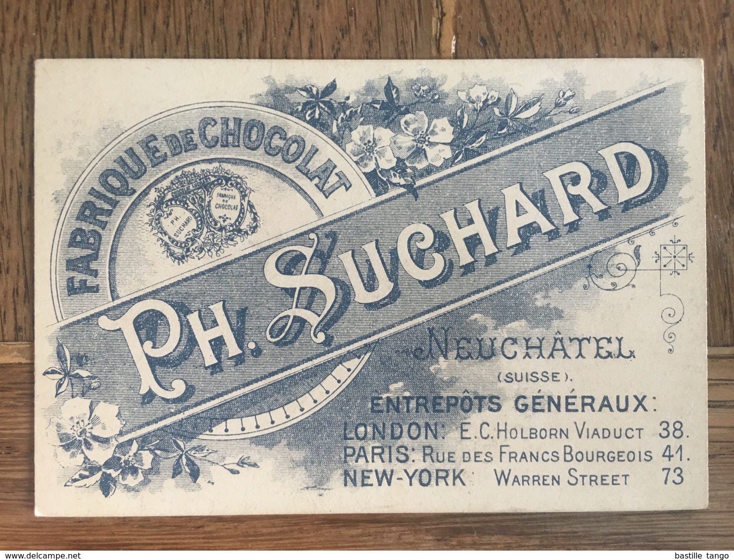 CHROMO CHOCOLAT SUCHARD S53 1897 Flower Girls Femmes Fleurs Gonvolvulus Arvensis Liseron (Bis) - Suchard