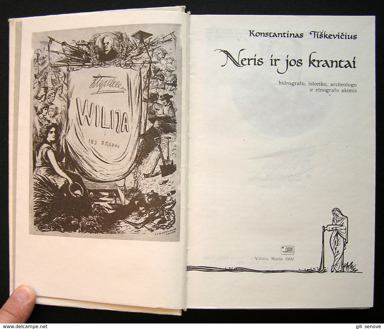 Lithuanian Book / Neris Ir Jos Krantai By Tiškevičius 1992 - Culture