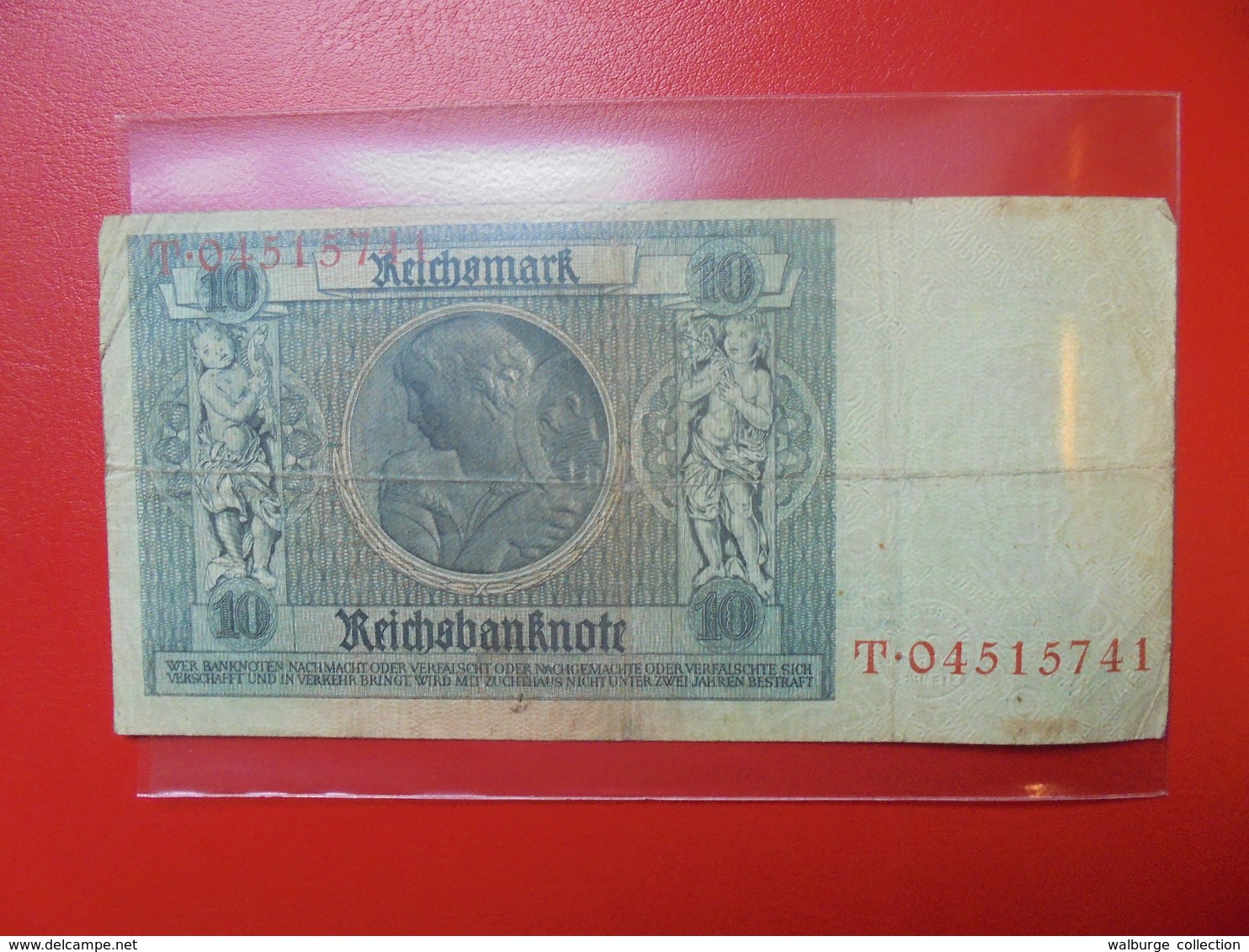 Reichsbanknote 10  MARK 1929 - 10 Mark