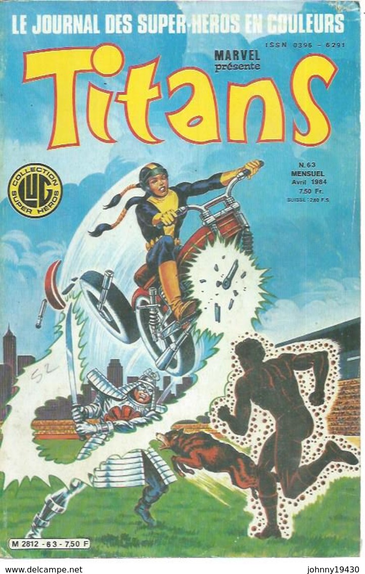 TITANS N° 63 - LA GUERRE DES ETOILES   - 1984 - Titans