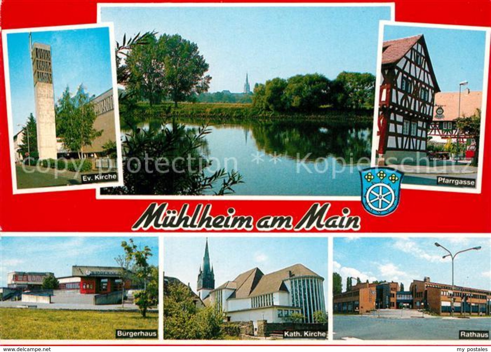 73244089 Muehlheim_Main Pfarrgasse Buergerhaus Rathaus Muehlheim Main - Mühlheim