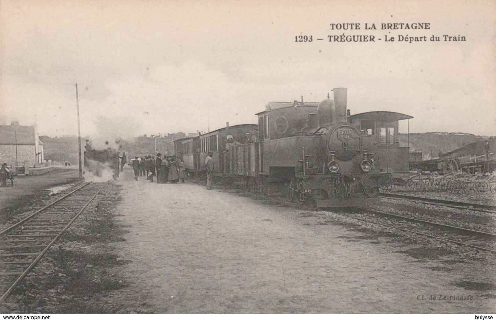 Treguier Depart Du Train - Tréguier