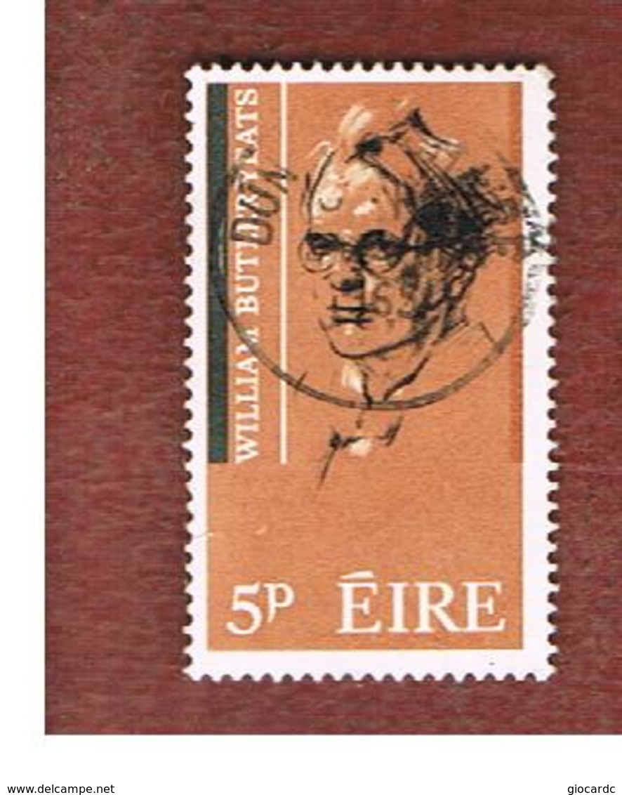 IRLANDA (IRELAND) -  SG 207   -    1965  W.B.  YEATS, POET  - USED - Usati