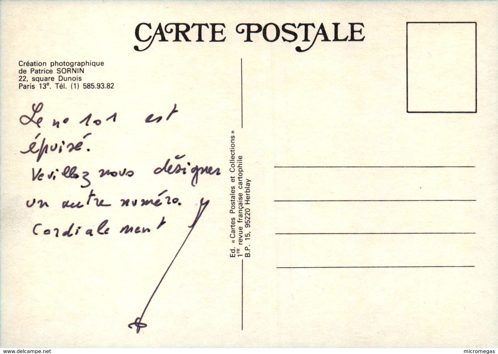 Cartes Postales Et Collections - Ill. Patrick Sornin - Bourses & Salons De Collections