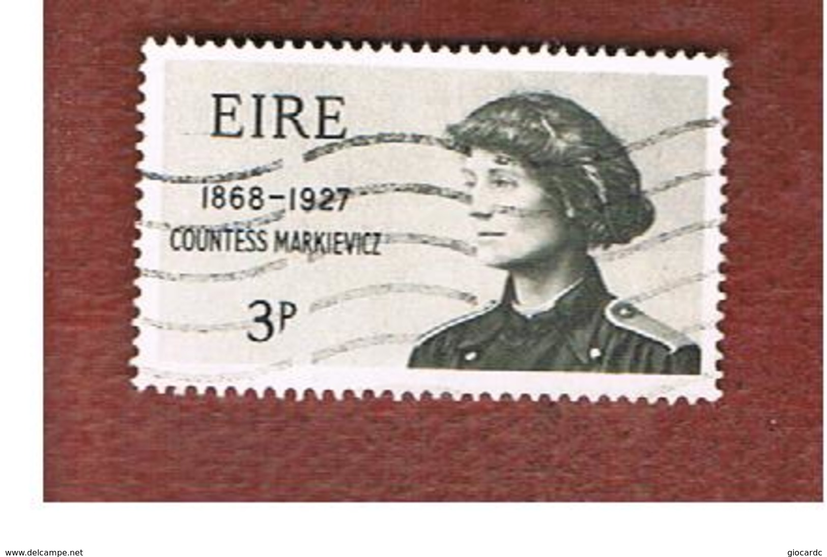 IRLANDA (IRELAND) -  SG 243   -    1968  COUNTESS MARKIEWICZ,  PATRIOT   - USED - Usati