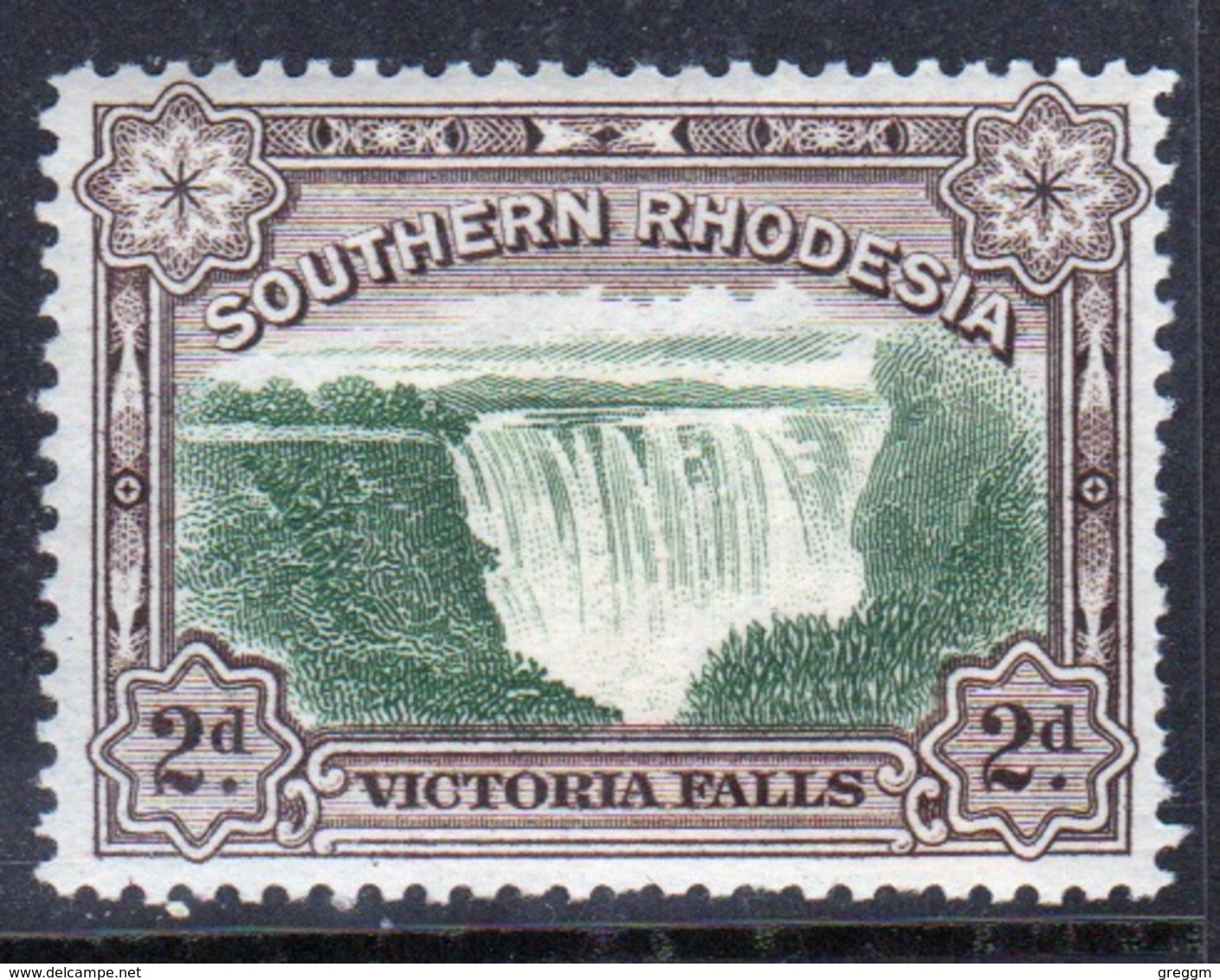 Southern Rhodesia 1932  Single 2d Stamp From The Victoria Falls Set. - Southern Rhodesia (...-1964)