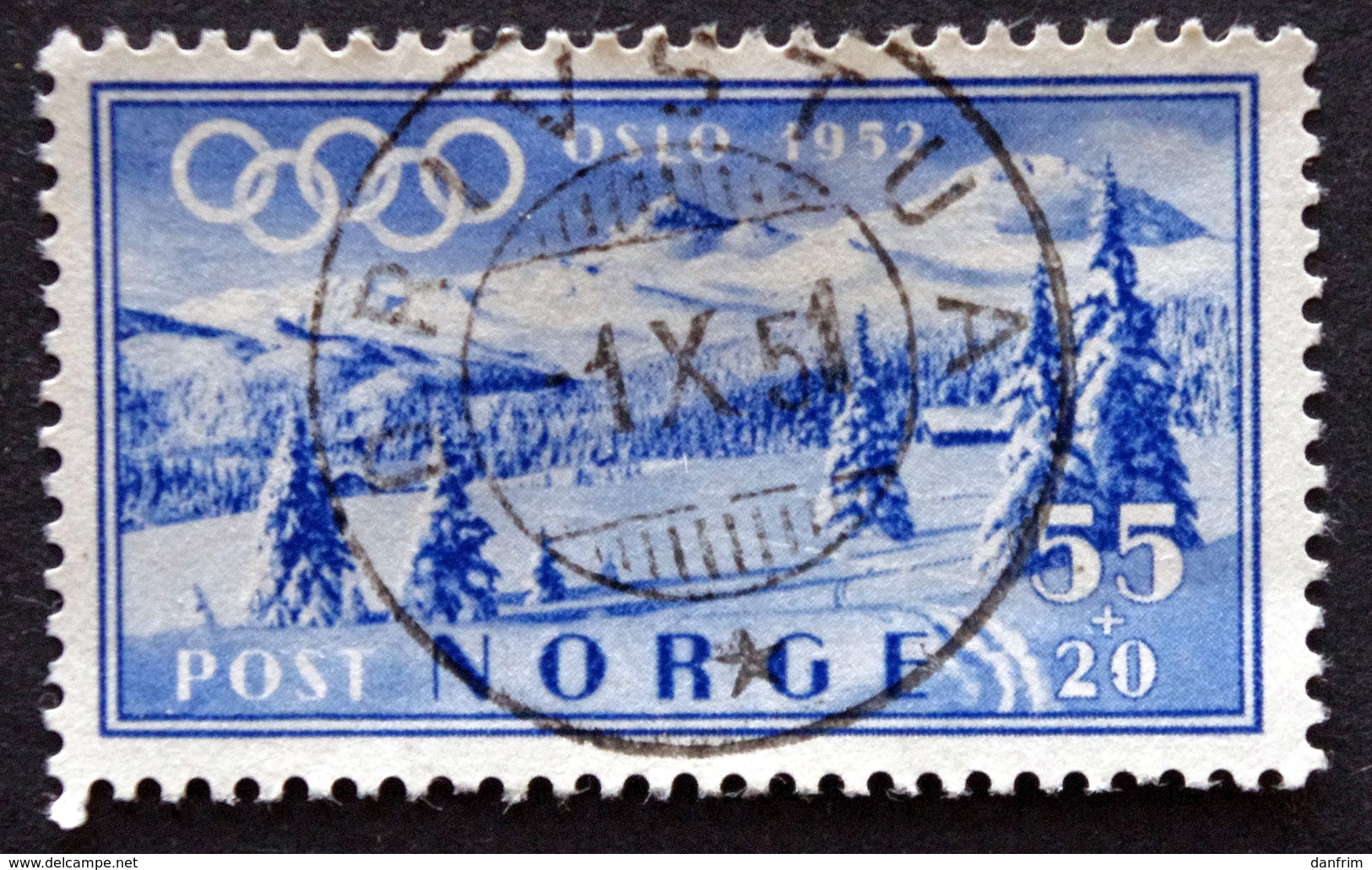 Norway 1951  Minr.374 DRIVSTUA ( Lot E 159) - Gebraucht