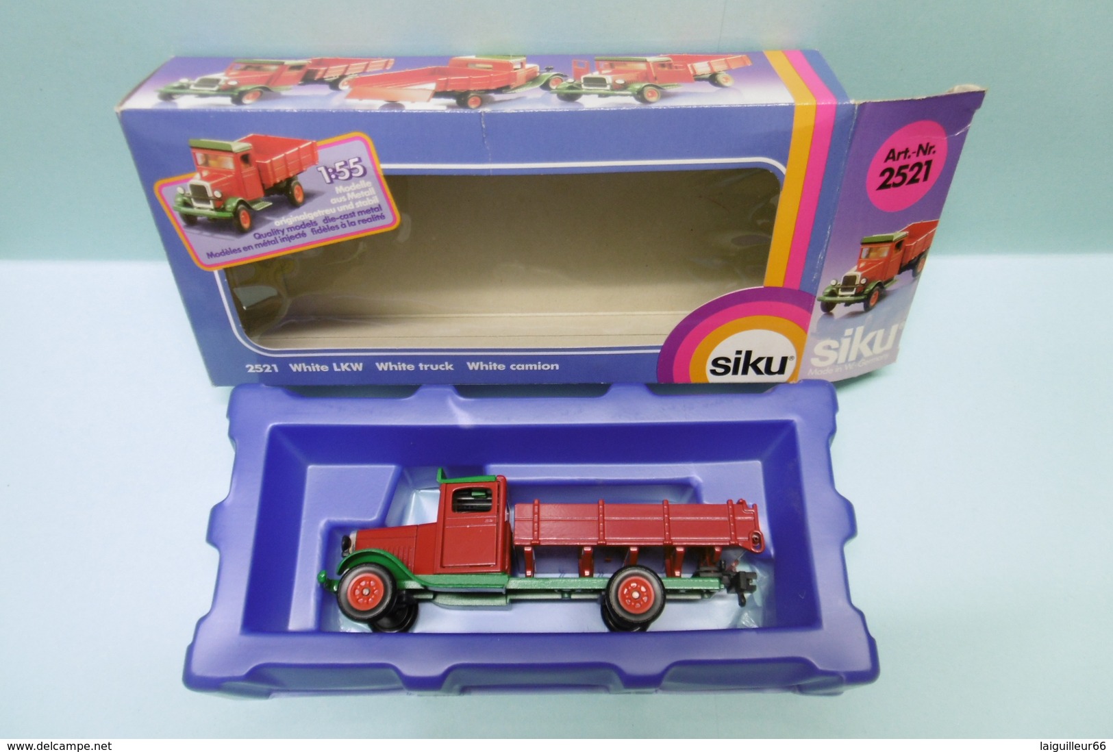 Siku - CAMION WHITE Truck Old-timer Réf. 2521 BO 1/55 - Camions, Bus Et Construction