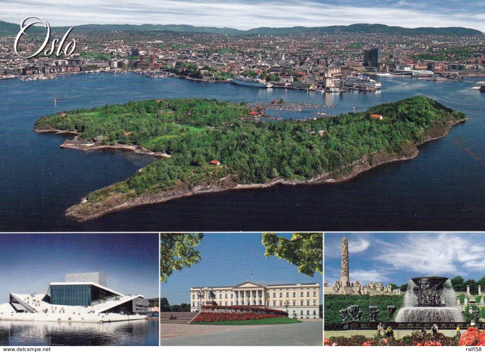 1 AK Norwegen * Sehenswürdigkeiten Von Oslo – Die Oper – Das Schloss – Der Vigeland Park Und Eine Insel (ev. Hovedøya) * - Norway