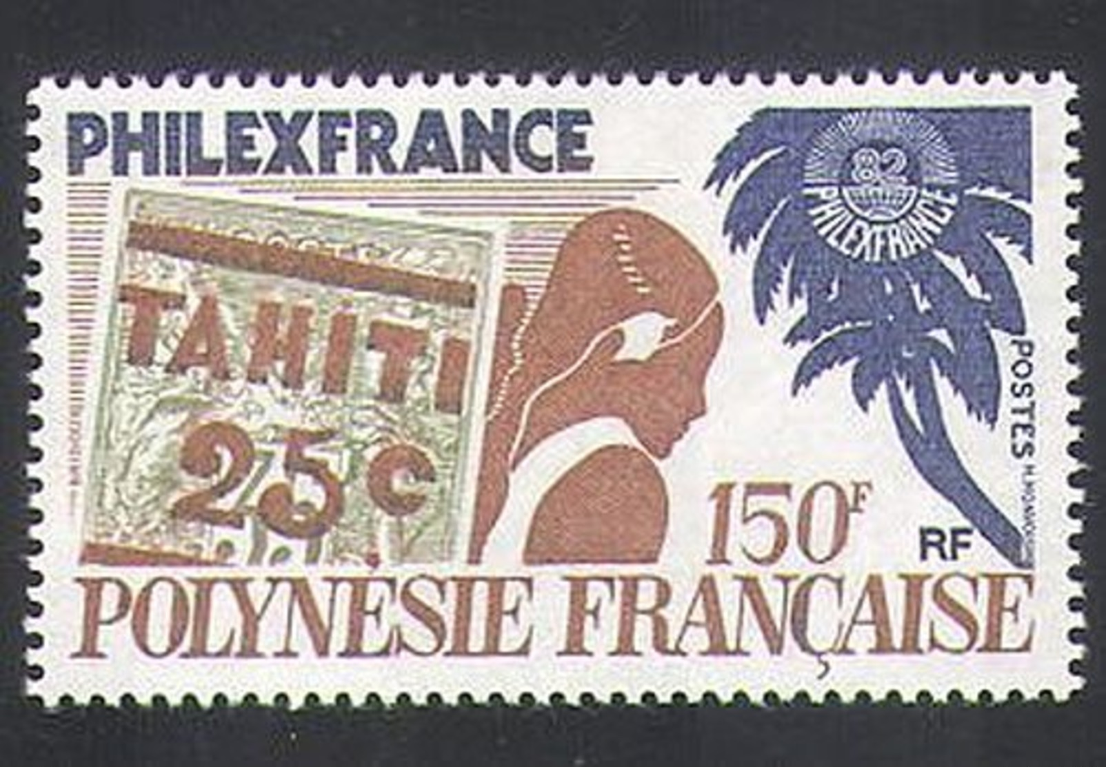 FRENCH POLYNESIA, 1982 Philexfrance'82 1v MNH - Nuovi