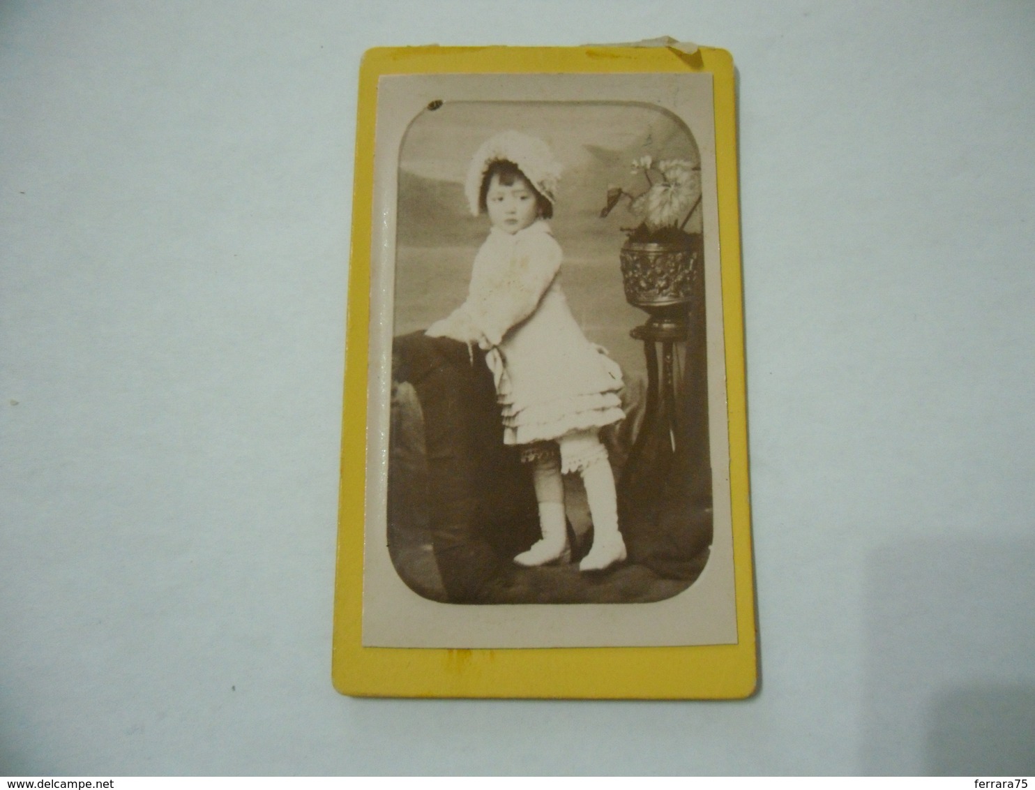 CDV FOTO RITRATTO BAMBINA ENFANT BIMBA DUPISRE PARIS. - Altri & Non Classificati