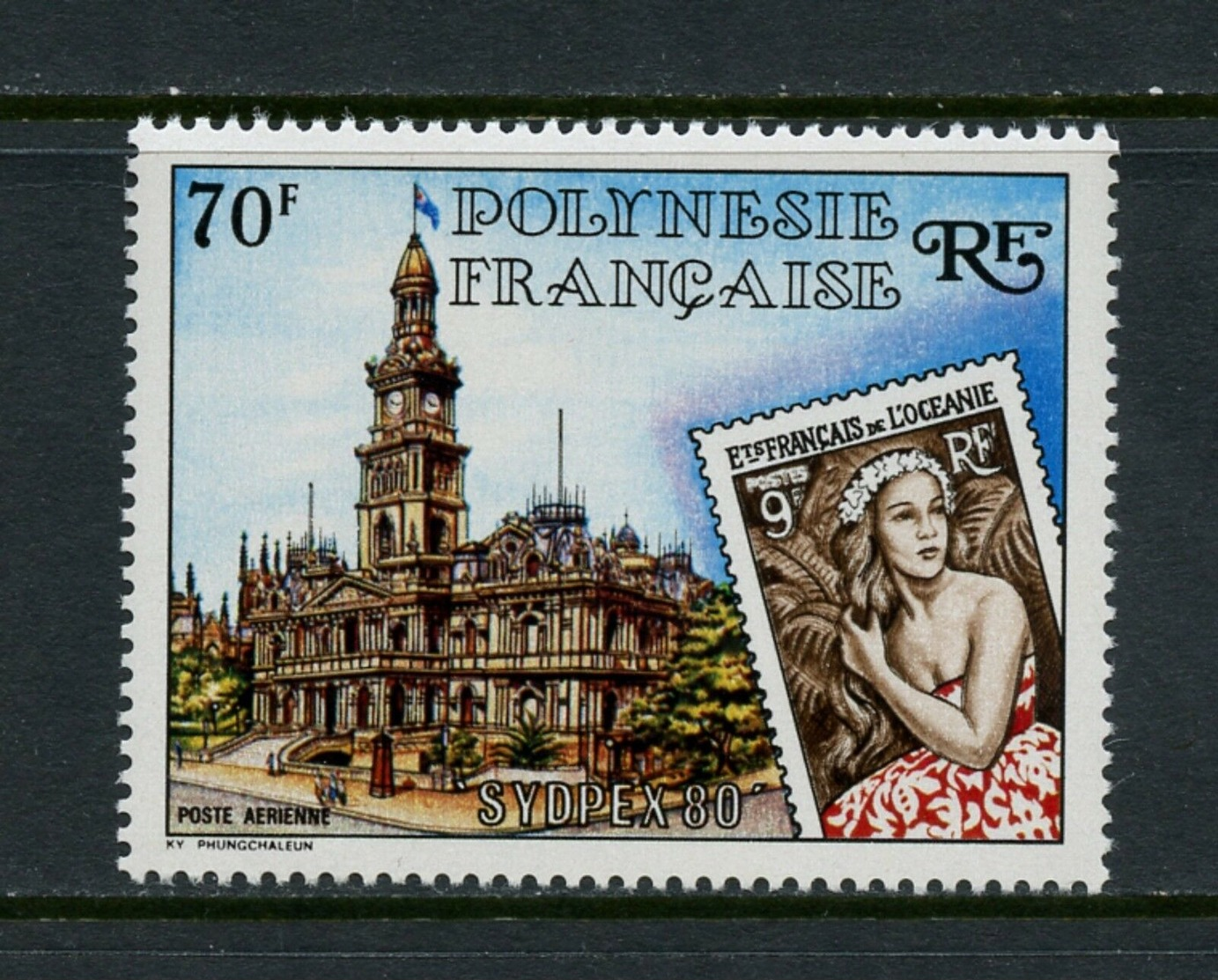 FRENCH POLYNESIA, 1980 Sydpex'80 1v MNH - Nuevos