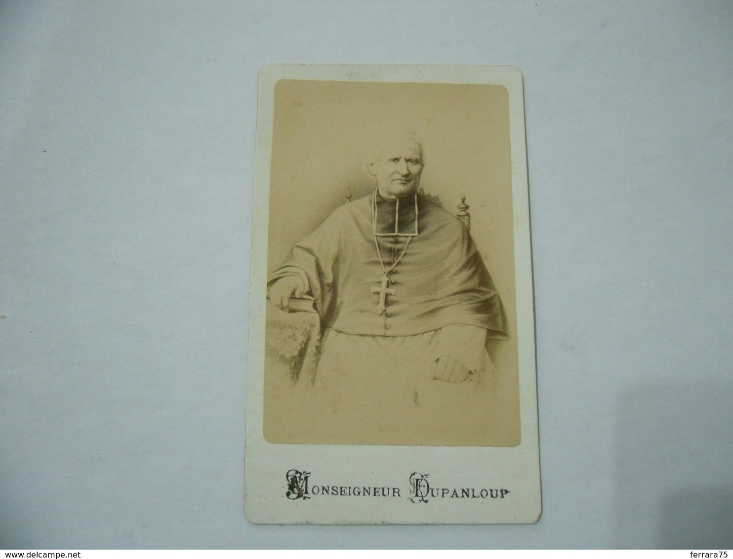 CDV FOTO RITRATTO  PHOTO NEURDEIN MONSEIGNEUR DUPANLOUP. - Altri & Non Classificati