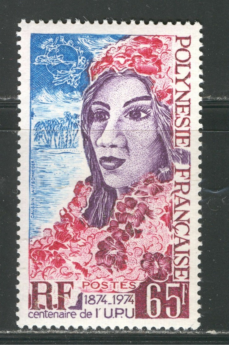 FRENCH POLYNESIA, 1974 UPU Centenary 1v MNH - Nuevos