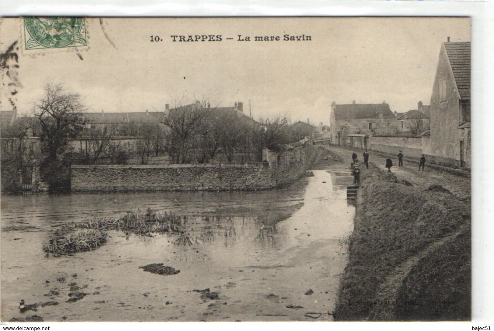 1 Cpa Trappes - La Mare Savin - Trappes