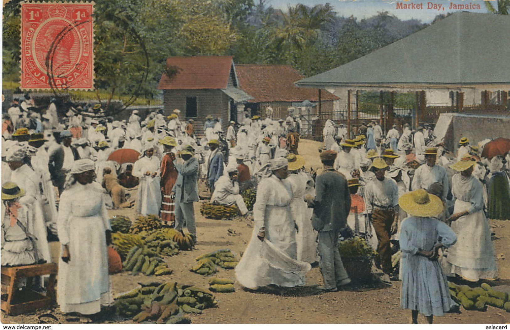 Jamaica Market Day  Edit Gardner's P. Used  To Cuba Banana Sweet Potatoes - Jamaïque