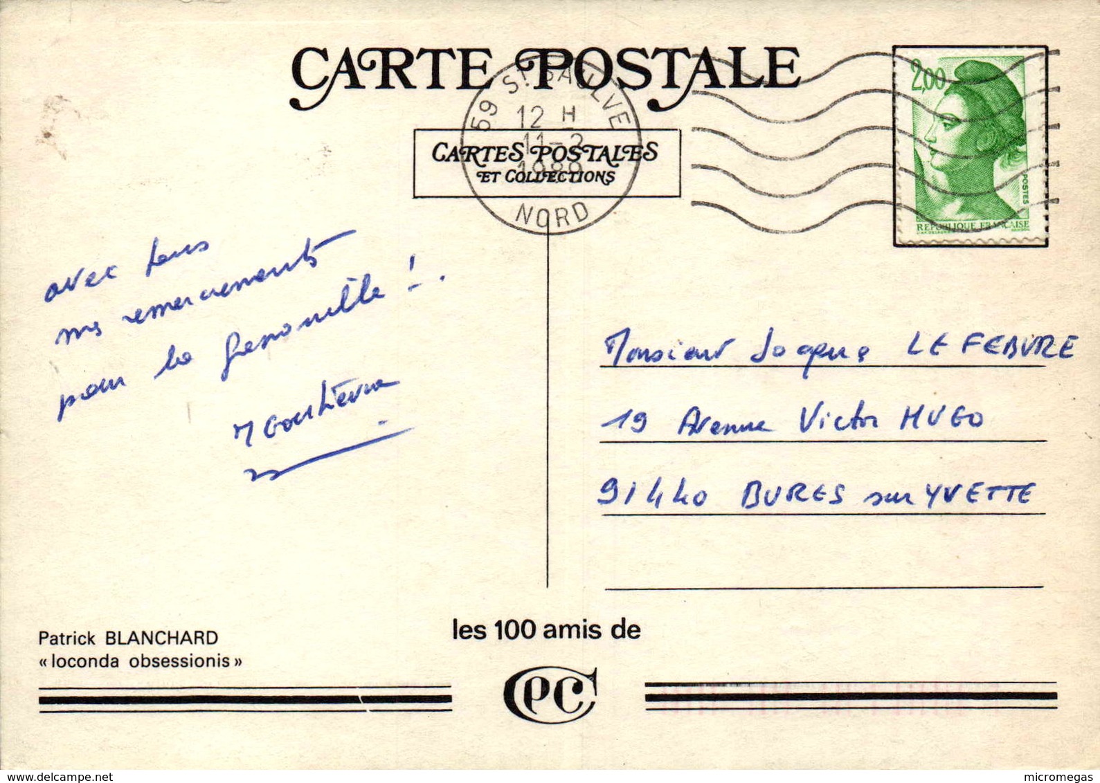 Cartes Postales Et Collections - Les 100 Amis De CPC - Patrick BLANCHARD - Joconde Obsessionis - Bourses & Salons De Collections