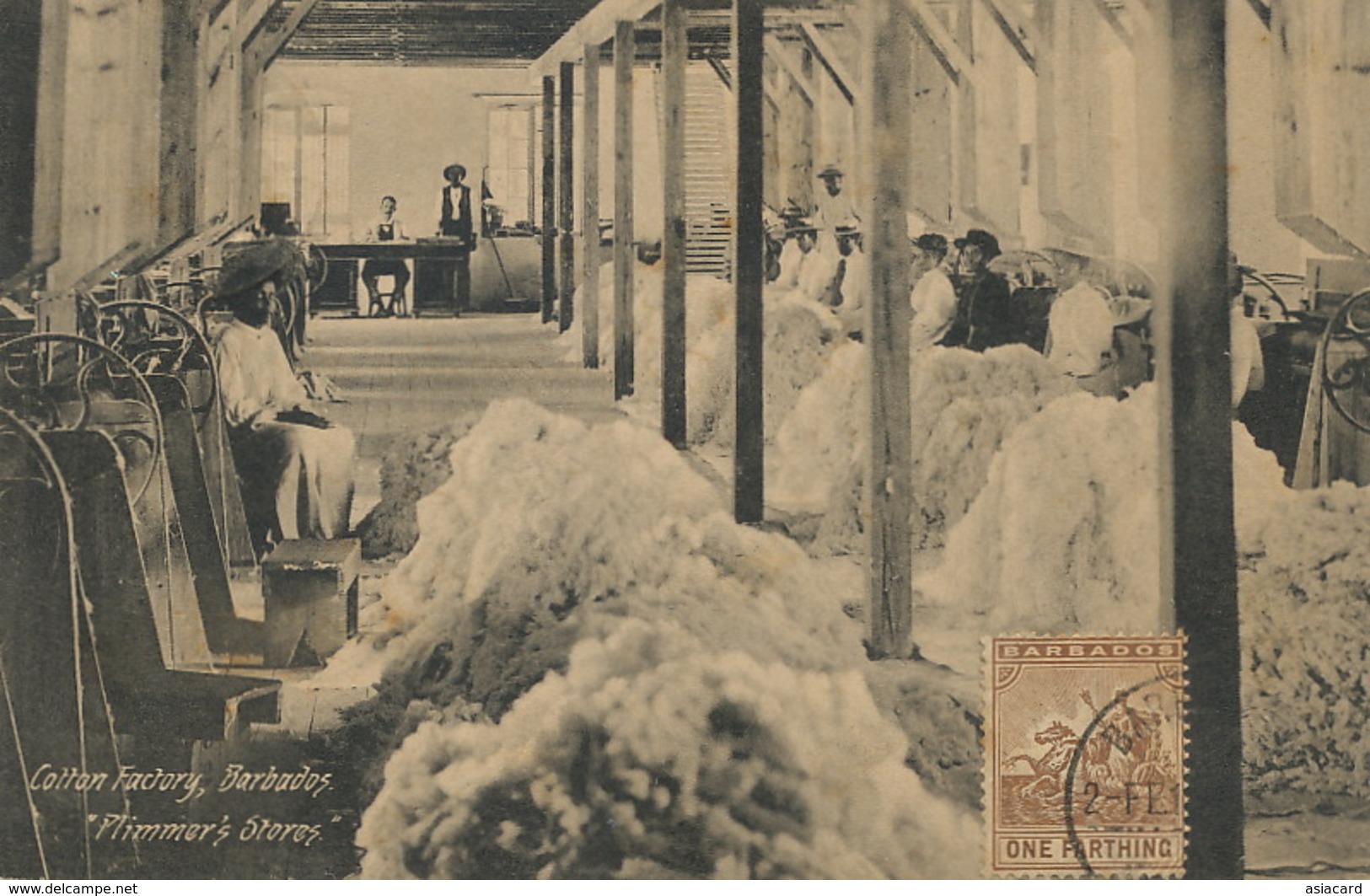 Barbados  Cotton Factory Plimmers Store  P. Used To Cuba - Barbades