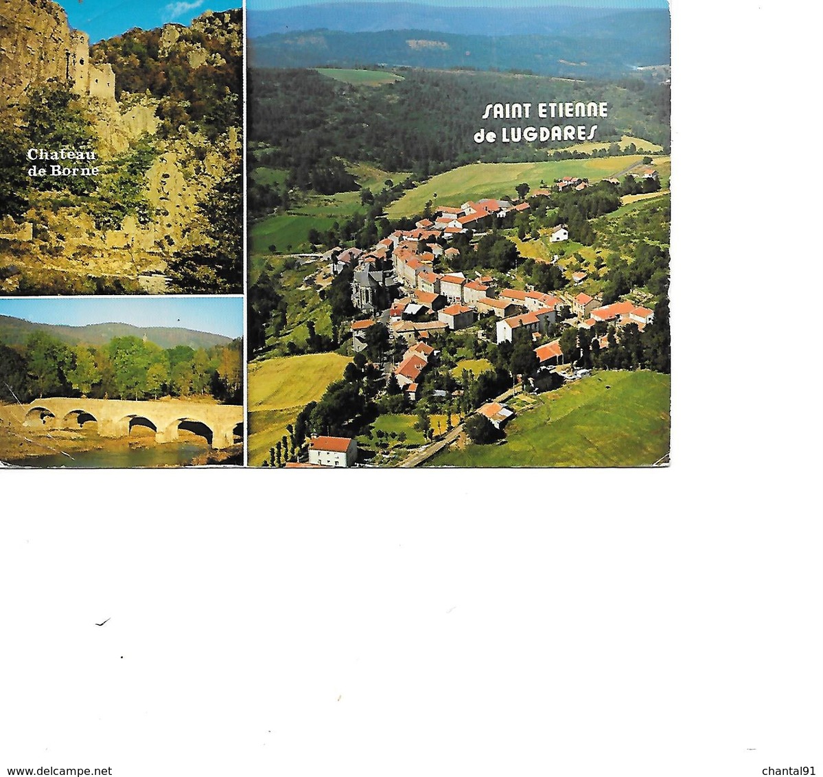 CARTE POSTALE 07 ST ETIENNE DE LUGDARES ET SES ENVIRONS  VOYAGEE - Autres & Non Classés