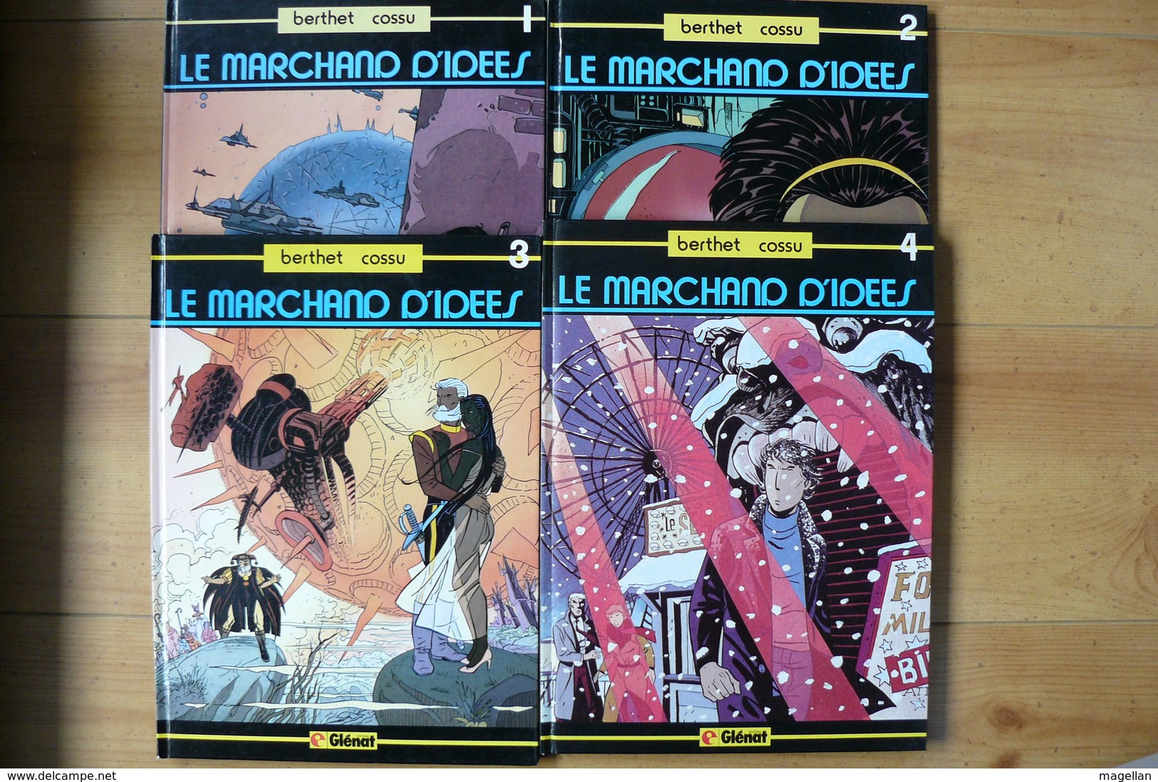 Le Marchand D'idées - Tomes 1 à 4 - Berthet & Cossu - Tous En édition Originale - EO - Berthet