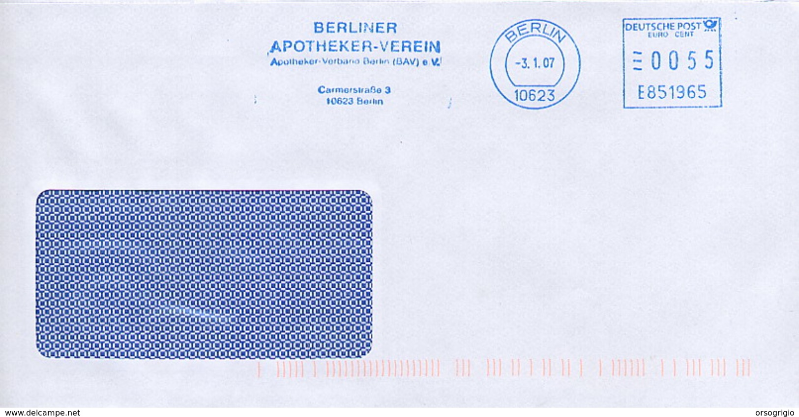 GERMANIA - EMA - BERLIN - BERLINER APOTEKE - Farmacia
