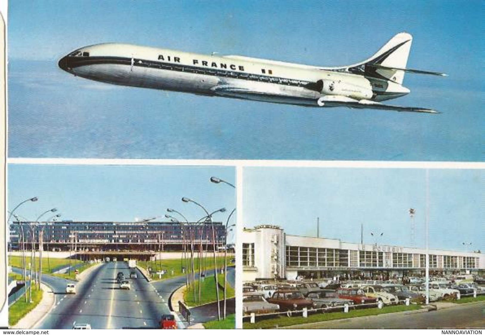 CP AEROPORT AIRPORT DE PARIS CARAVELLE AIR FRANCE - Aerodromi