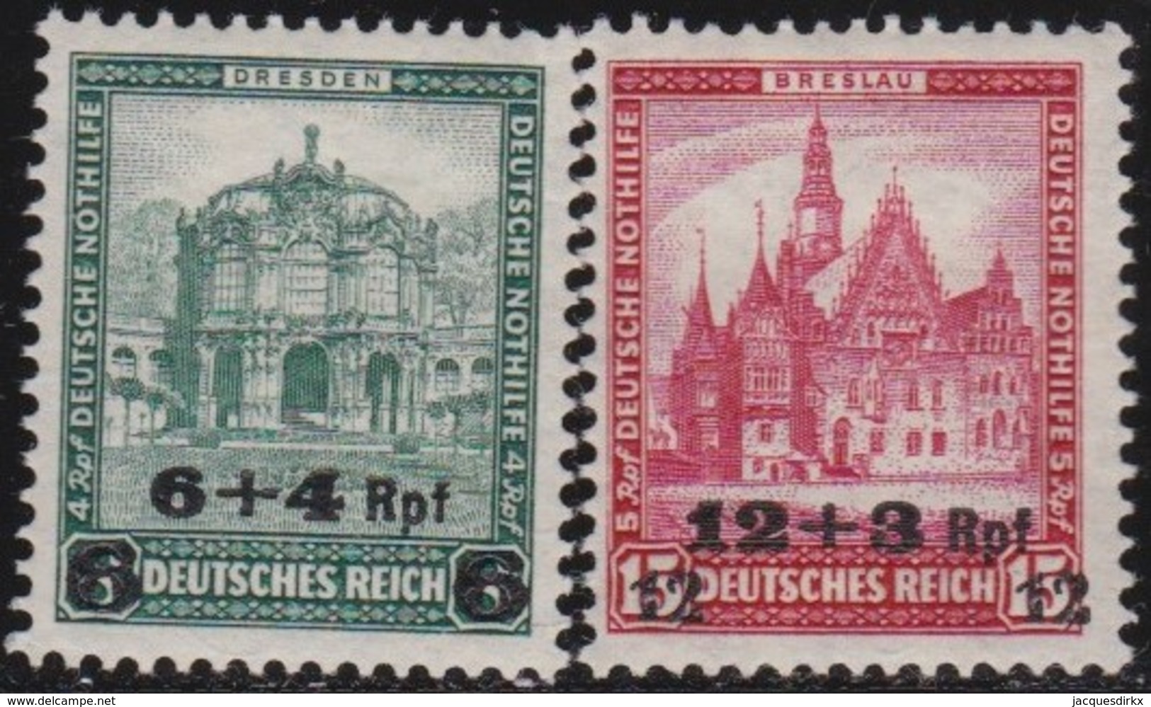 Deutsches Reich    .   Michel   .   463/464         .    *    .   Ungebraucht Mit Falz     .   /    .   Mint-hinged - Unused Stamps