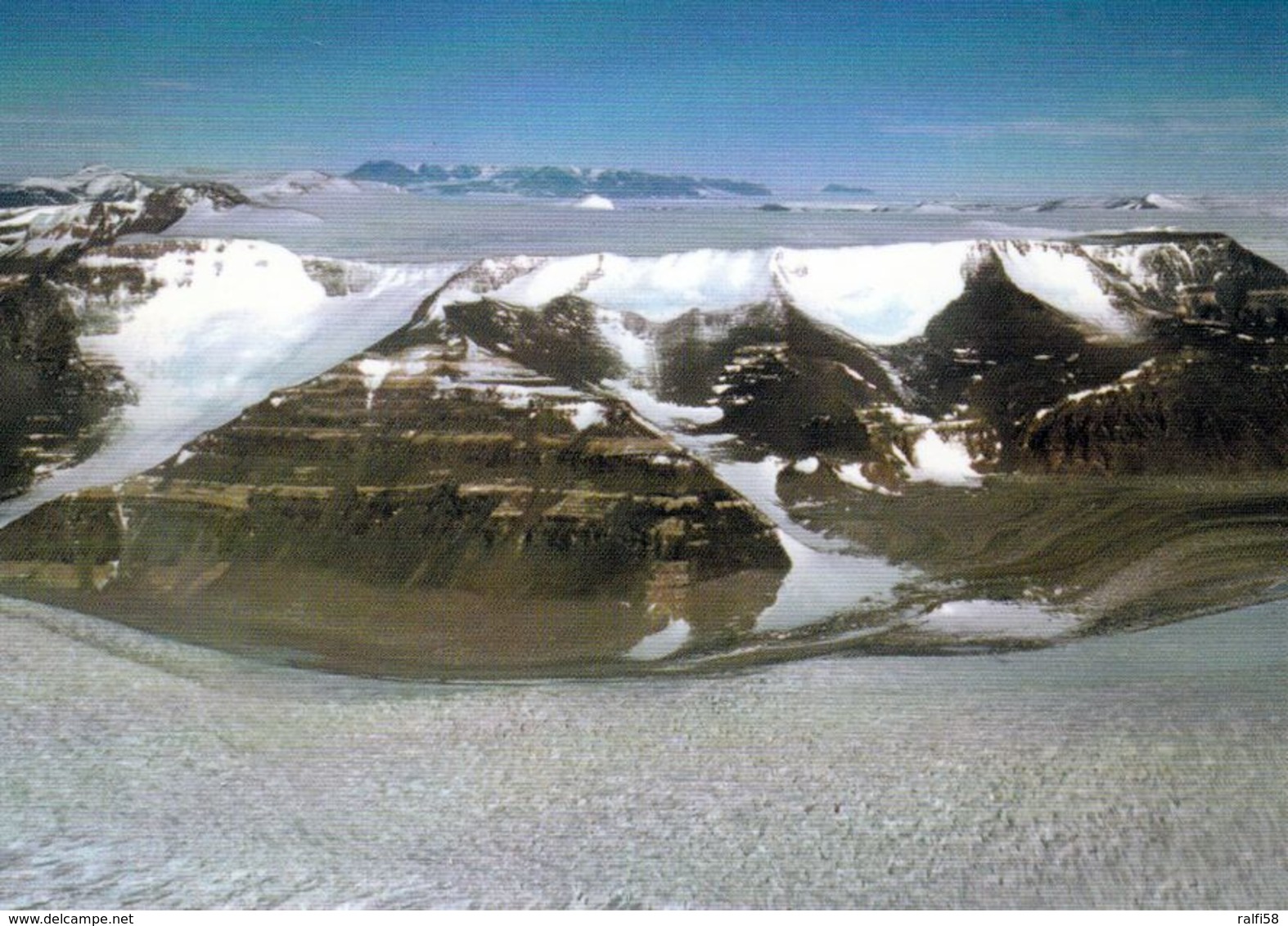 1 AK Antarctica * An Aerial View Of The Transantarctic Mountains Flying Between Ross Island And The South Pole * - Sonstige & Ohne Zuordnung