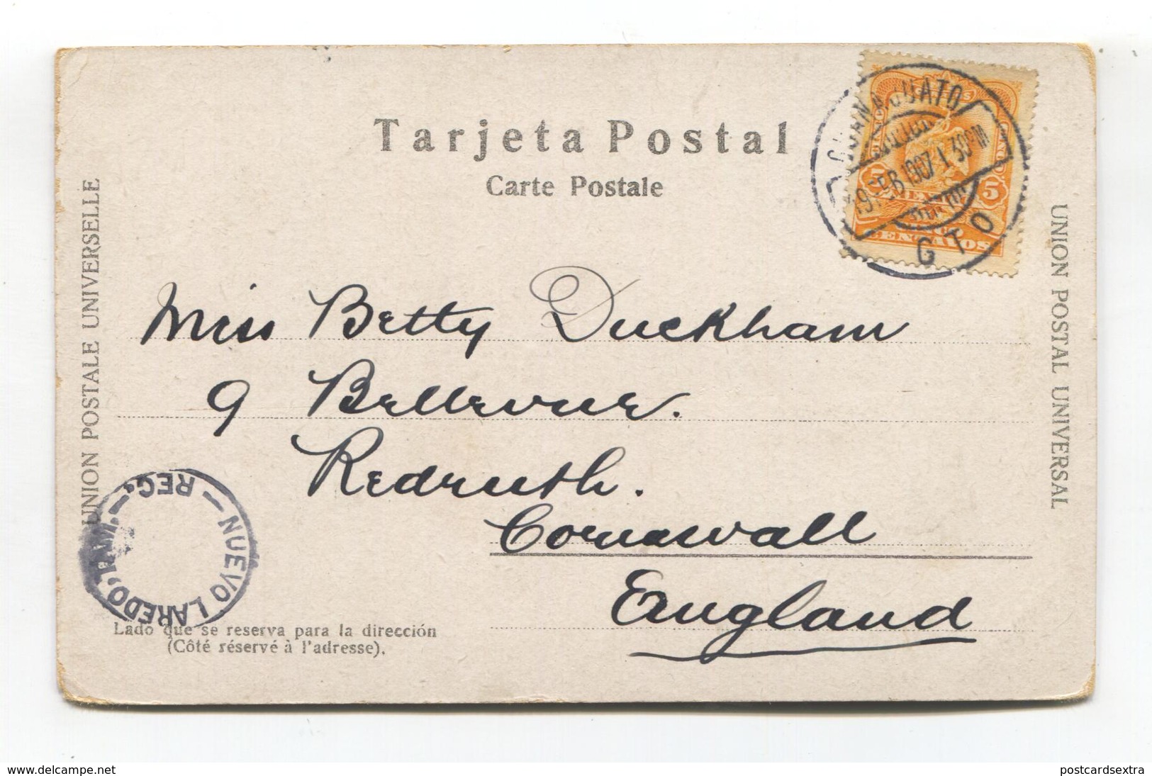 Mexico - Chapultepec, Entrada - Postcard Used In 1907 - Mexico