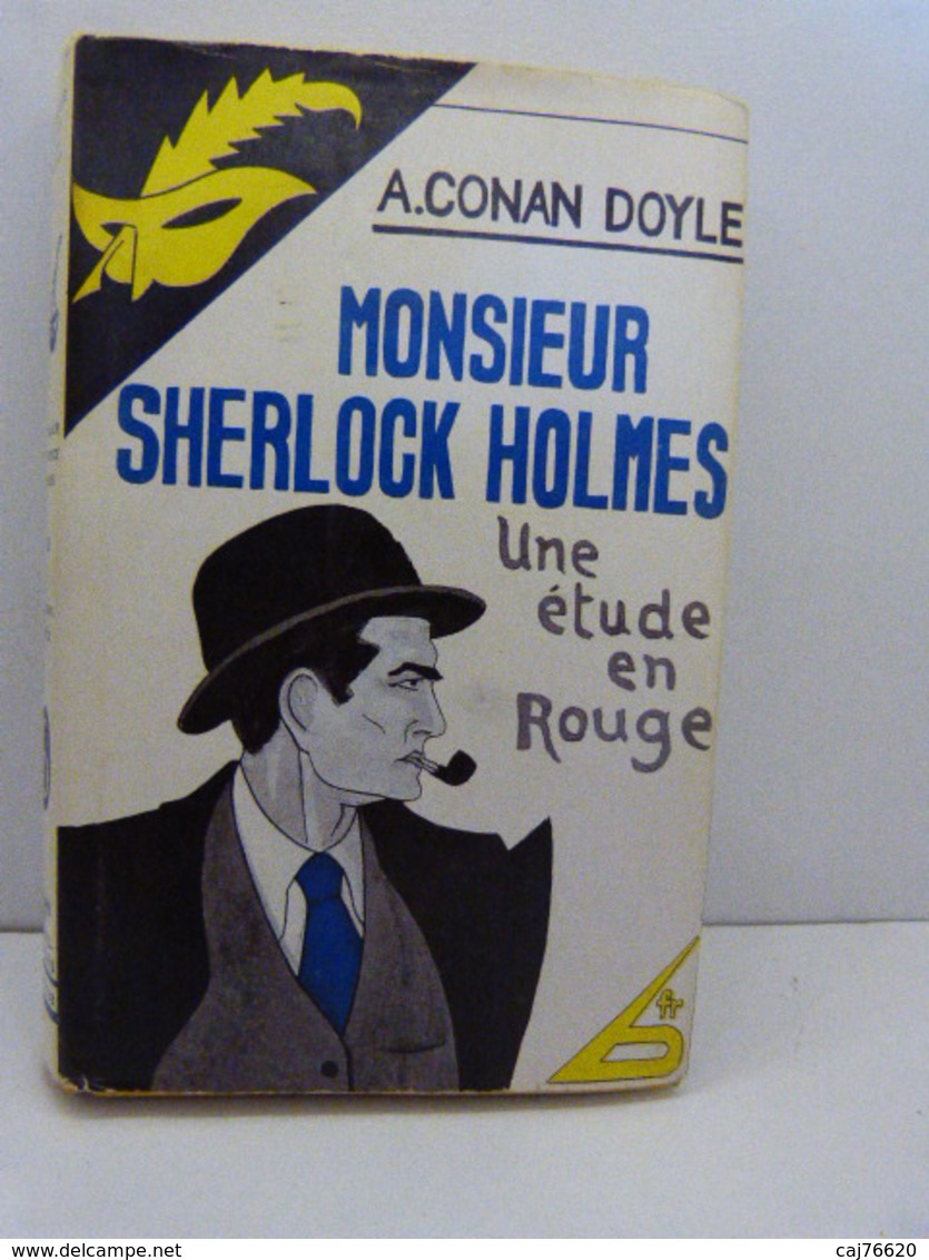 CONAN DOYLE -SHERLOCK HOLMES UNE ETUDE EN ROUGE  LE MASQUE(cn12) - Le Masque