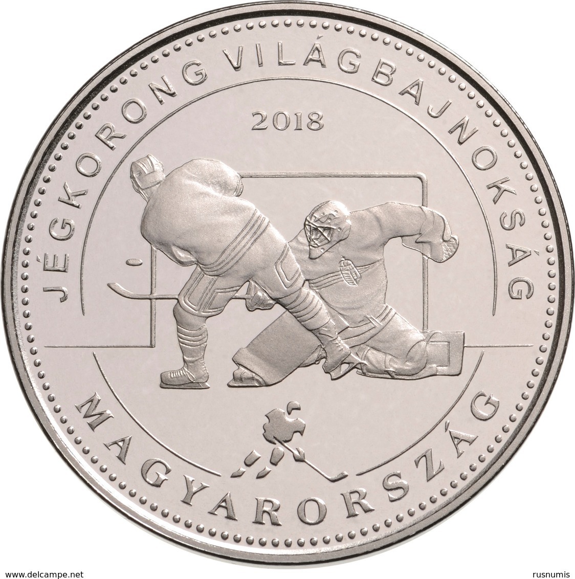 HUNGARY - UNGARN - HONGRIE 50 FORINT COMMEMORATIVE WORLD ICE HOCKEY CHAMPIONSHIP UNC 2018 - Hongrie