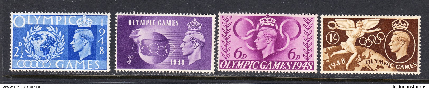 Great Britain 1948 Mint Mounted, Sc# 271-274, SG 495-498 - Neufs