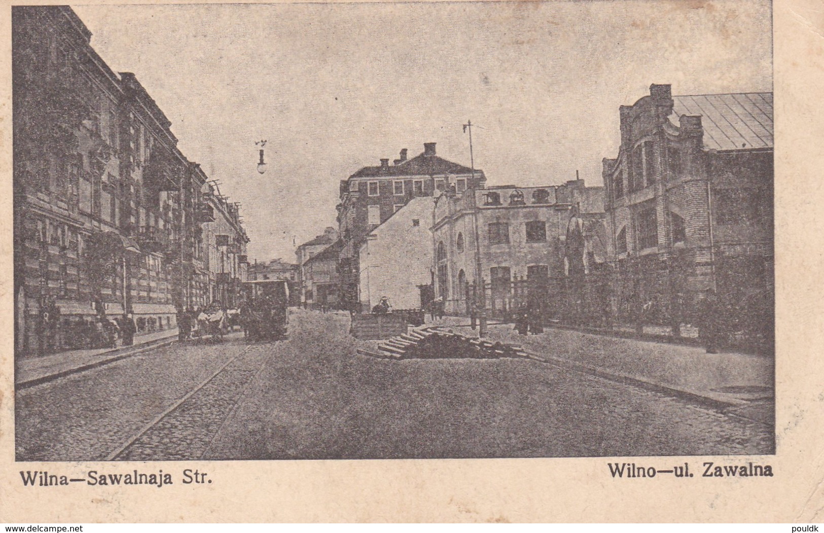 German Feldpost WW1: Postcard Wilna (Vilnius, The Capital Of Lithuania) From Unknown Unit P/m KD - Militaria