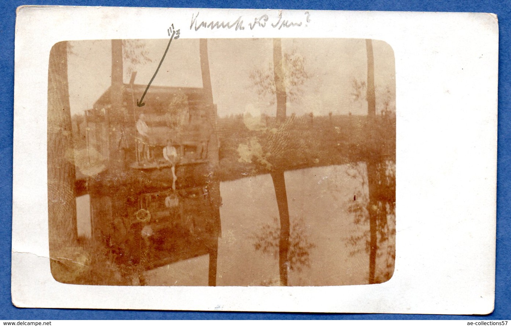 Yser -- Carte Photo  - Soldats Dans Un Abris   --Mai 1916 - War 1914-18