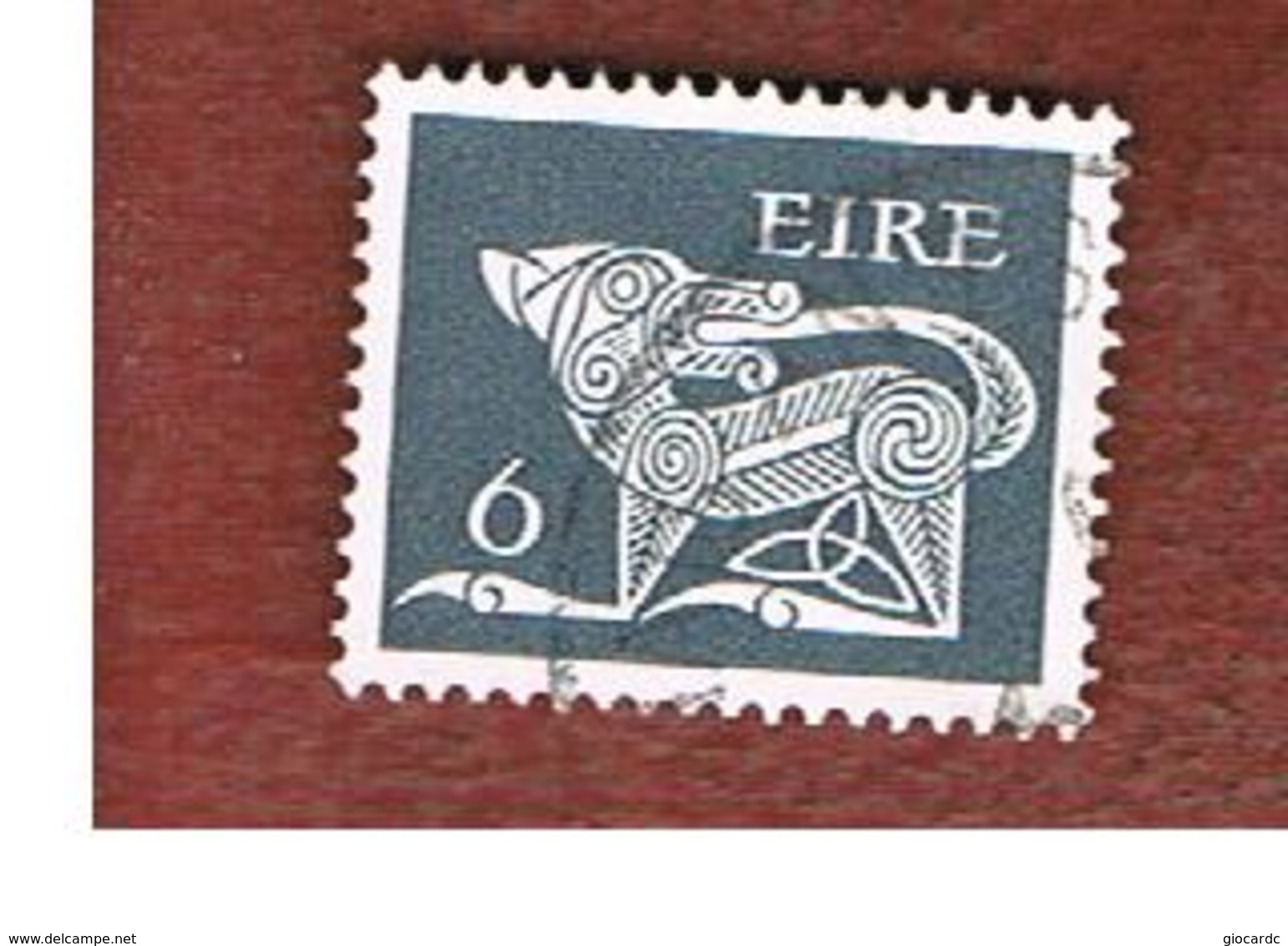 IRLANDA (IRELAND) -  SG 346  -    1971  STILYZED DOG 6   - USED - Usati