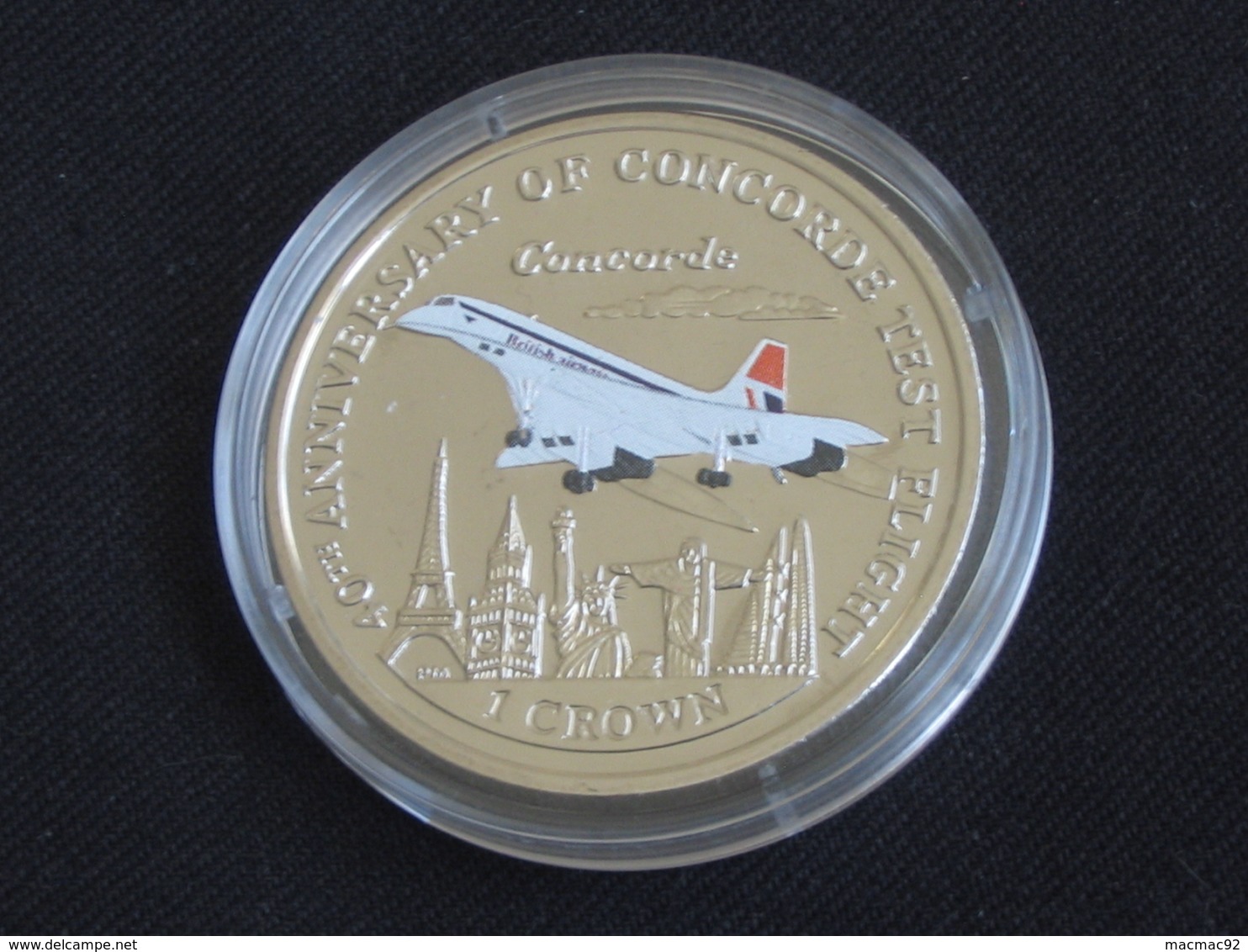 Magnifique Médaille Du CONCORDE - 40 Th Anniversary Of Concorde Test Flight   **** EN ACHAT IMMÉDIAT **** - Autres & Non Classés
