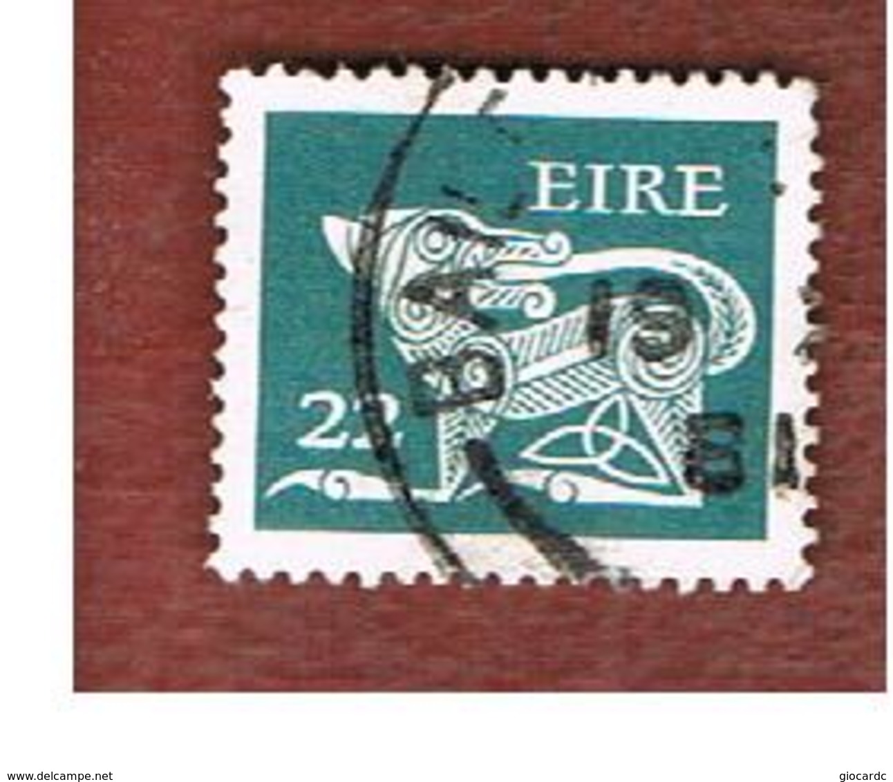 IRLANDA (IRELAND) -  SG 480  -    1981  STILYZED DOG  22  - USED - Usati