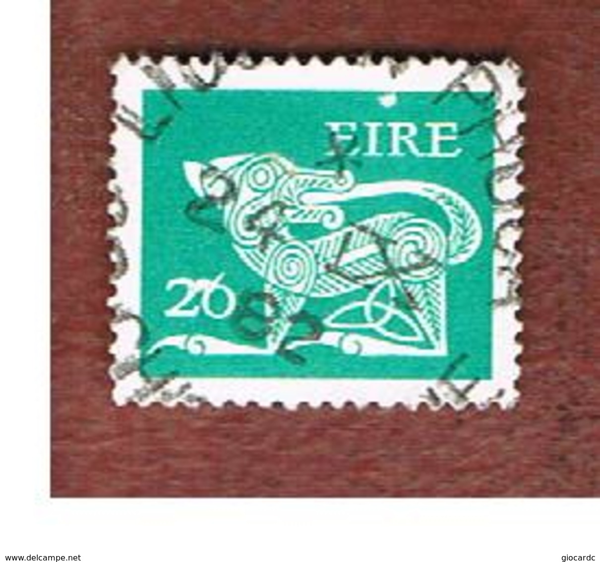 IRLANDA (IRELAND) -  SG 482  -    1982  STILYZED DOG  26  - USED - Usati