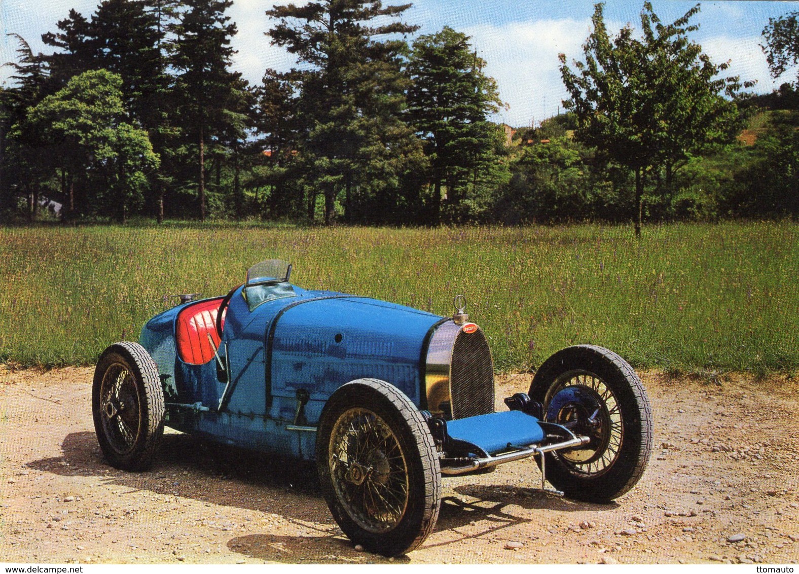 Bugatti Type 37A Grand Prix     -  1927  -  Carte Postale - Turismo