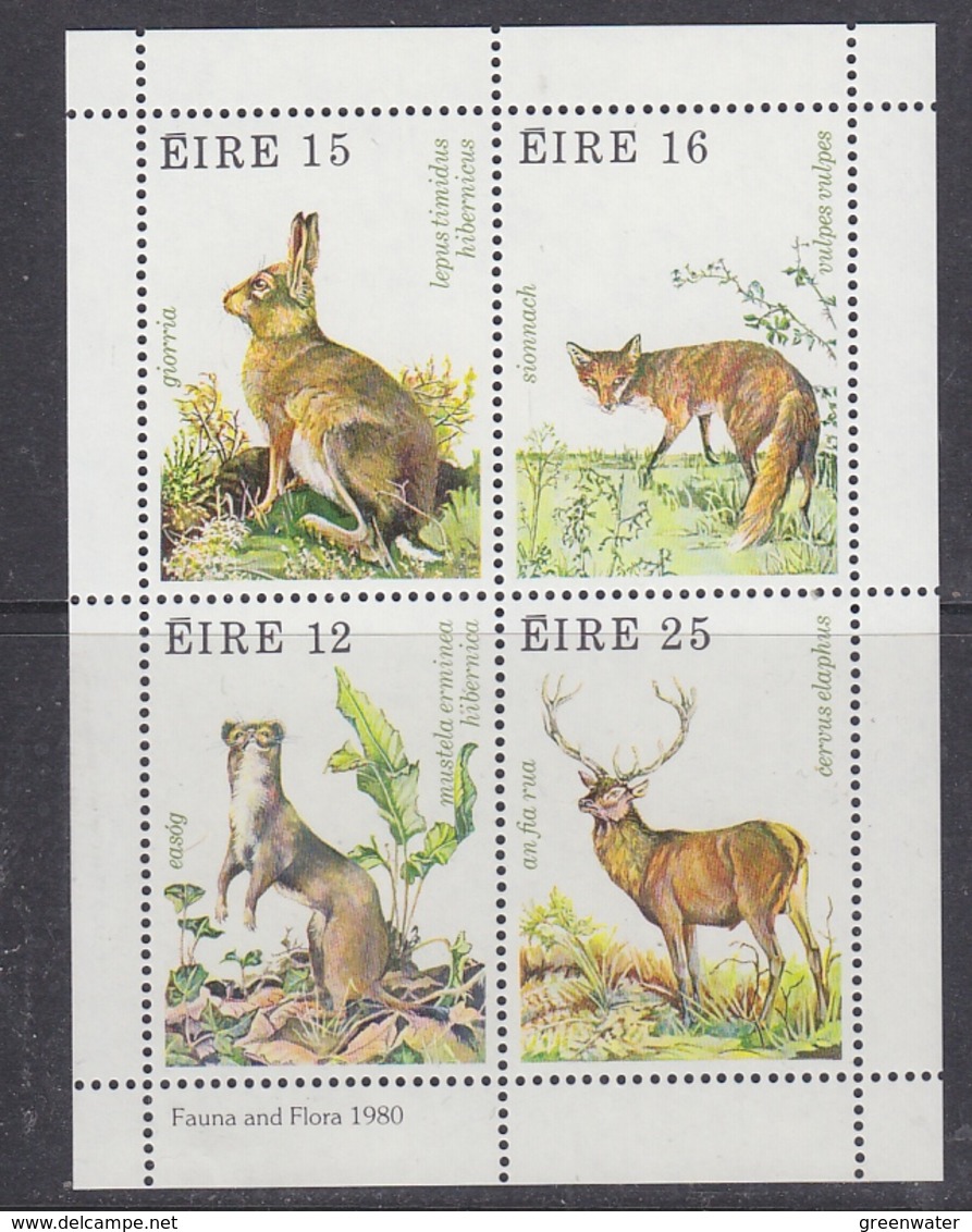 Ireland 1980 Fauna & Flora M/s ** Mnh (42048) - Blokken & Velletjes