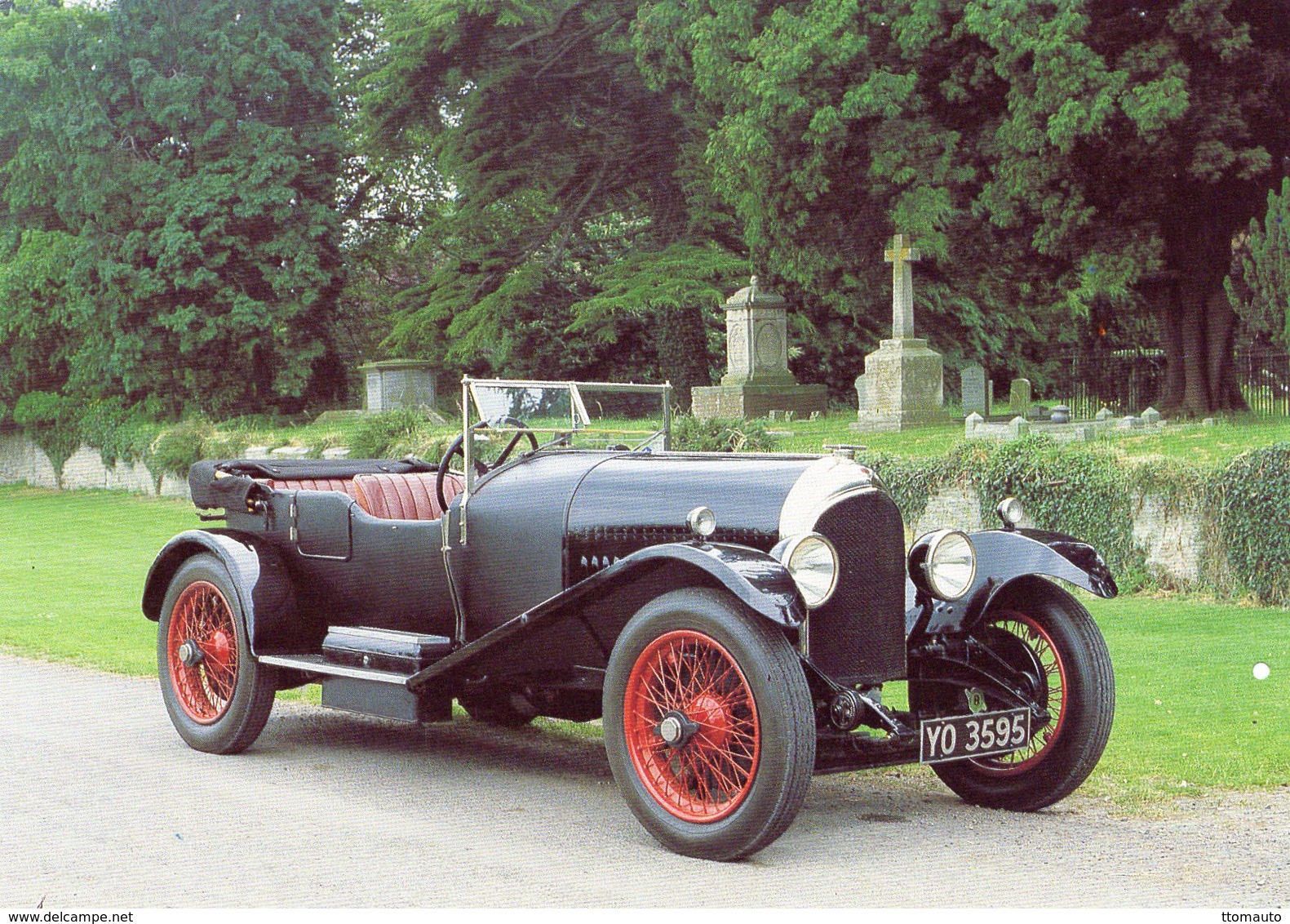 Bentley 3 Litre  -  1925  -  Carte Postale - Turismo