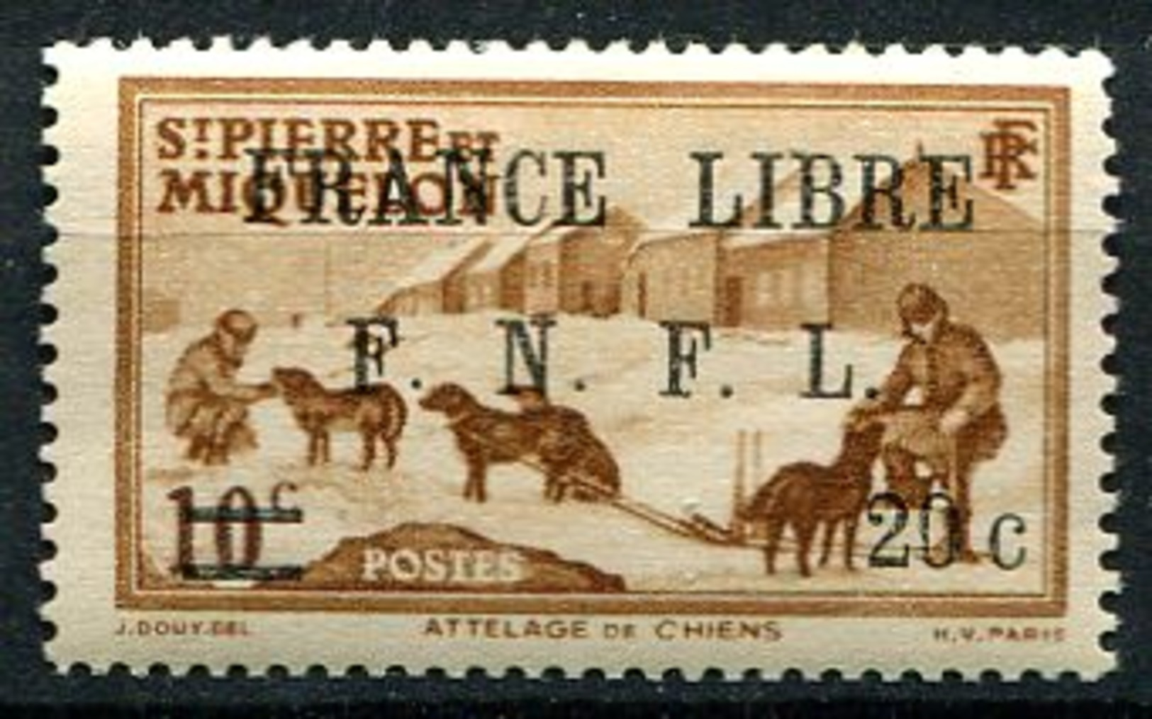 SPM, N° 274** Y Et T, Signé J.F. Brun - Unused Stamps
