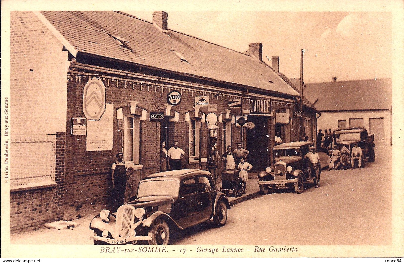 BRAY Sur SOMME- Garage LANNOO Rue GAMBETTA;. - Bray Sur Somme