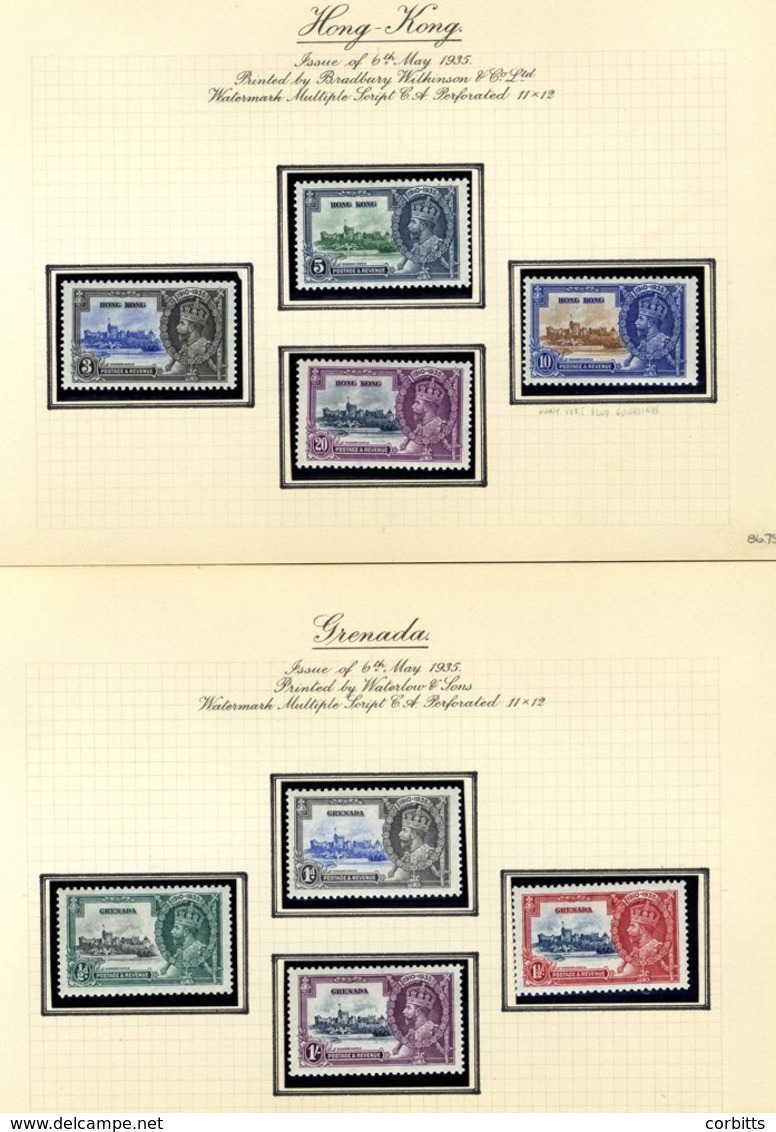 1935 Silver Jubilee Set Complete M (less Egypt) In A Commemorative Album, Some With Light Toned Gum O/w Mainly Fine. (24 - Other & Unclassified