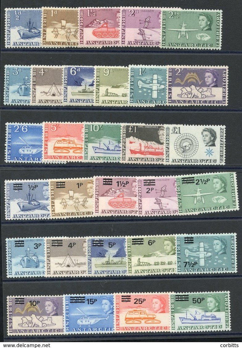 1963 LSD & 1971 Decimal Defin Sets, UM, SG.1/15a, 24/37. (30) Cat. £360 - Autres & Non Classés