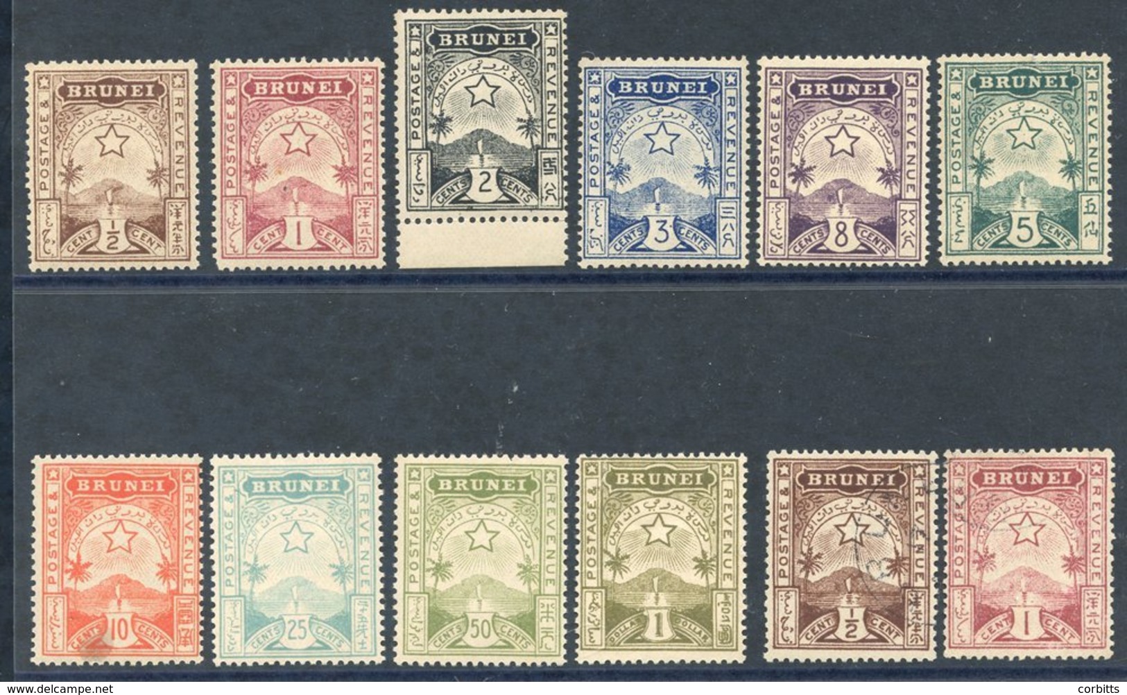 1895 Set M, Some Gum Disturbance ($1 Is Unused), SG.1/10.Plus ½c & 1c VFU. Cat. £209 (12) - Sonstige & Ohne Zuordnung