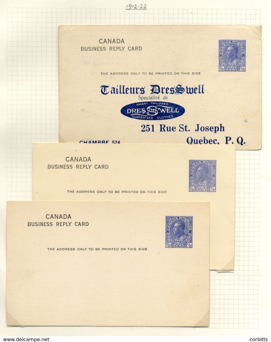 Comprehensive Study Of KGV Postal Cards & Reply Paid Cards, Unused & Used Including Some With War Tax Stamps. Partially  - Sonstige & Ohne Zuordnung