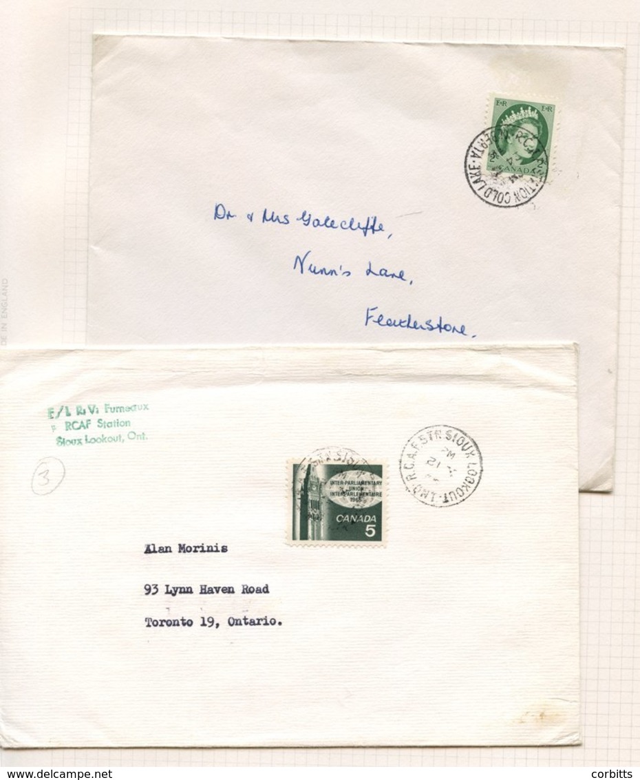 1940-60 Small Accumulation Of Covers & Stamps All With Military Post Office Cancels. (10 Covers) - Of Which 7 Are From W - Sonstige & Ohne Zuordnung